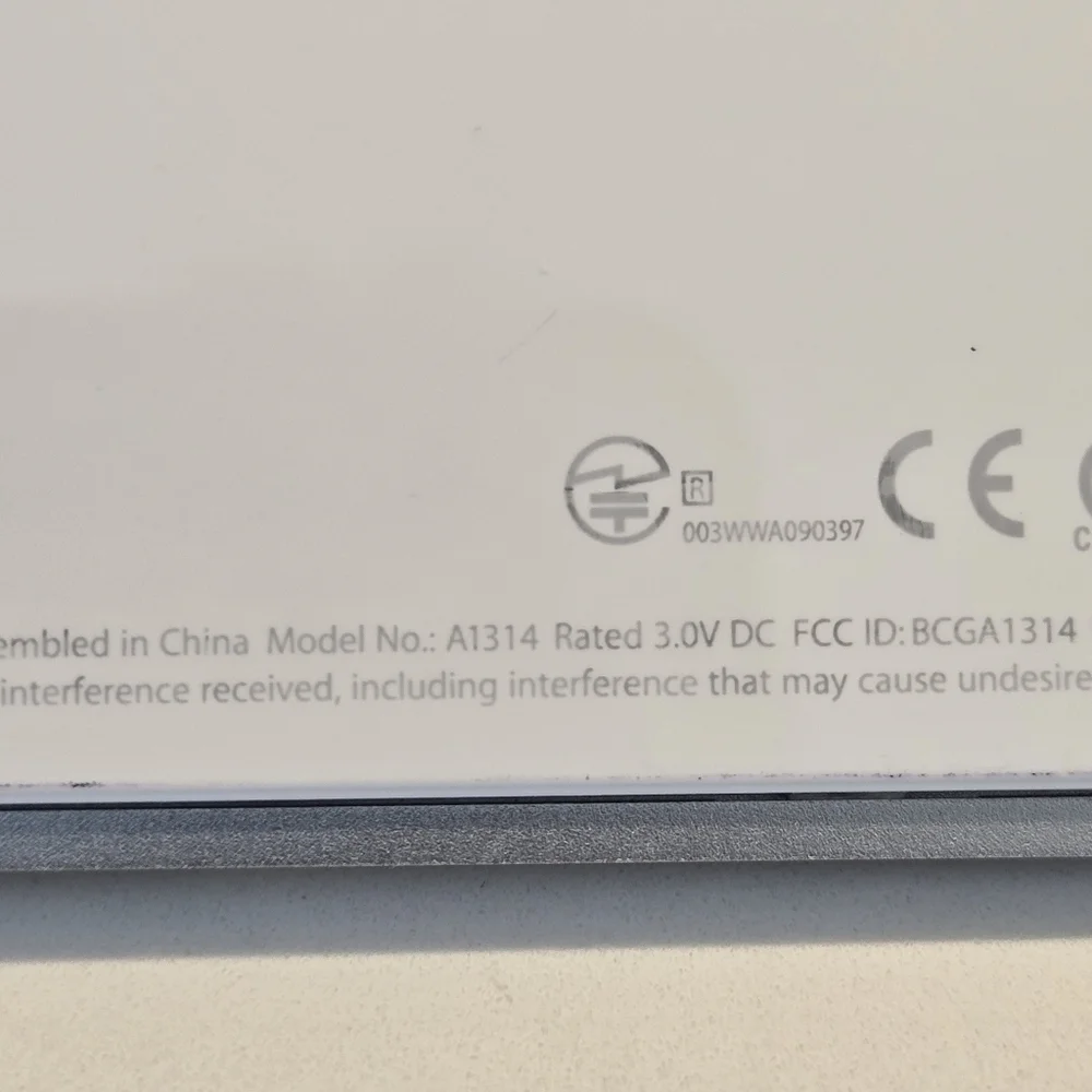 Genuine Apple‎ Wireless Bluetooth Keyboard 11314 Mac Aluminum